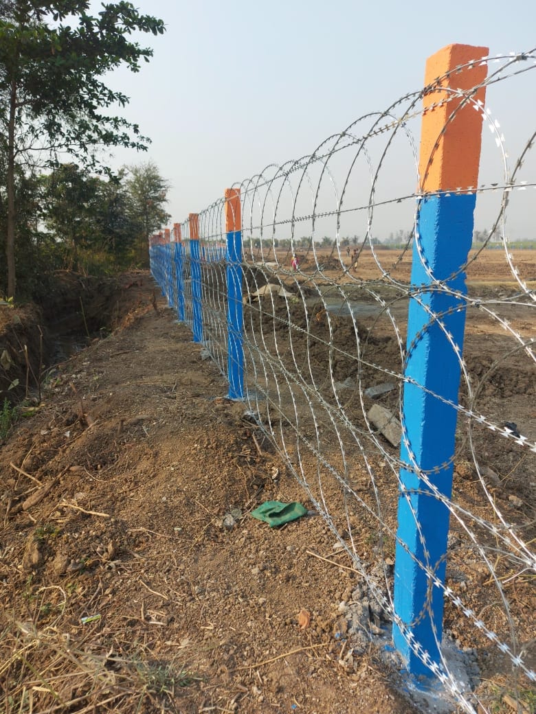 Farm fencing project completed by Khet Rakshak Industries