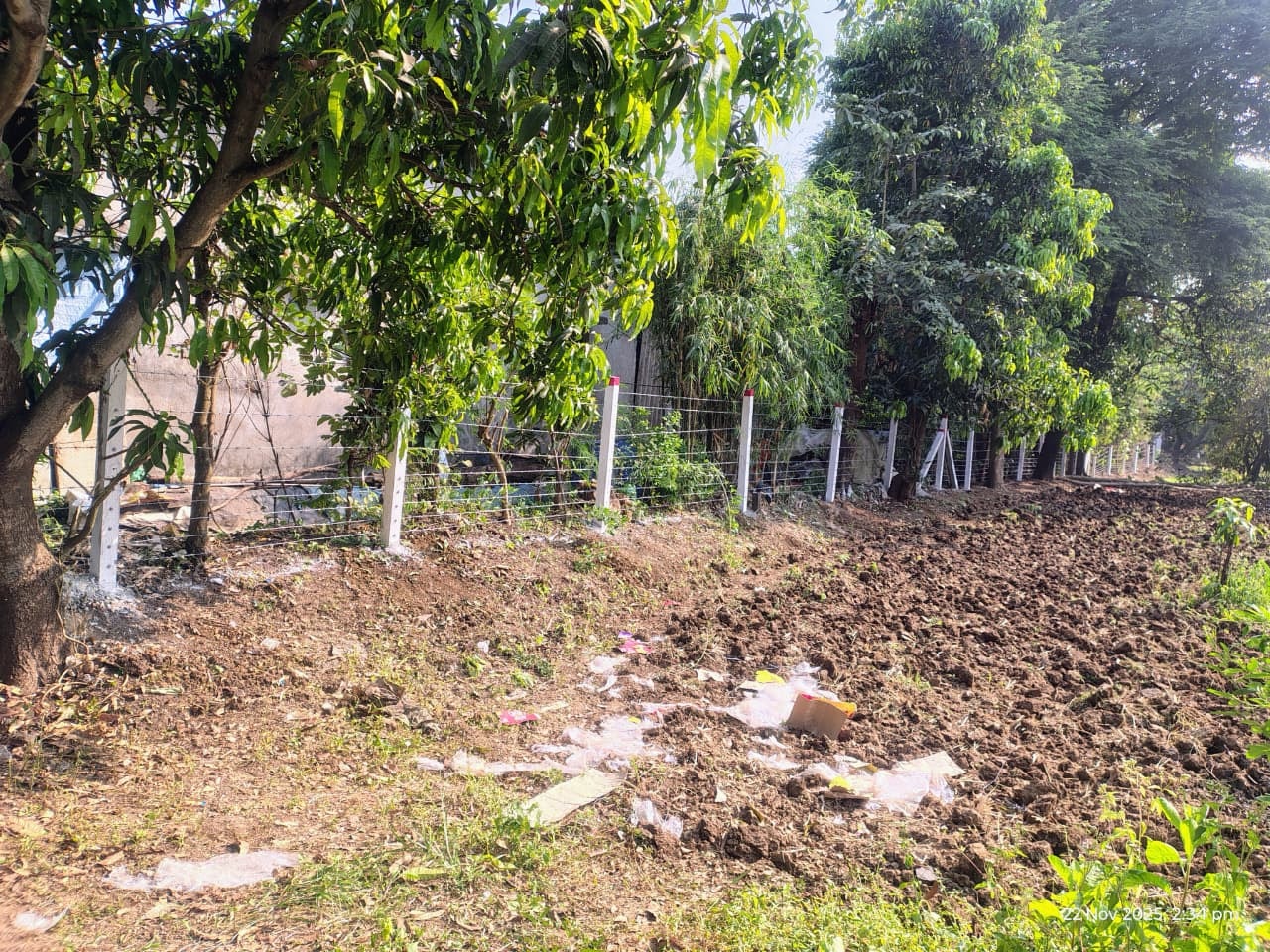 Farm fencing project completed by Khet Rakshak Industries